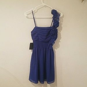 Cobalt blue party dress